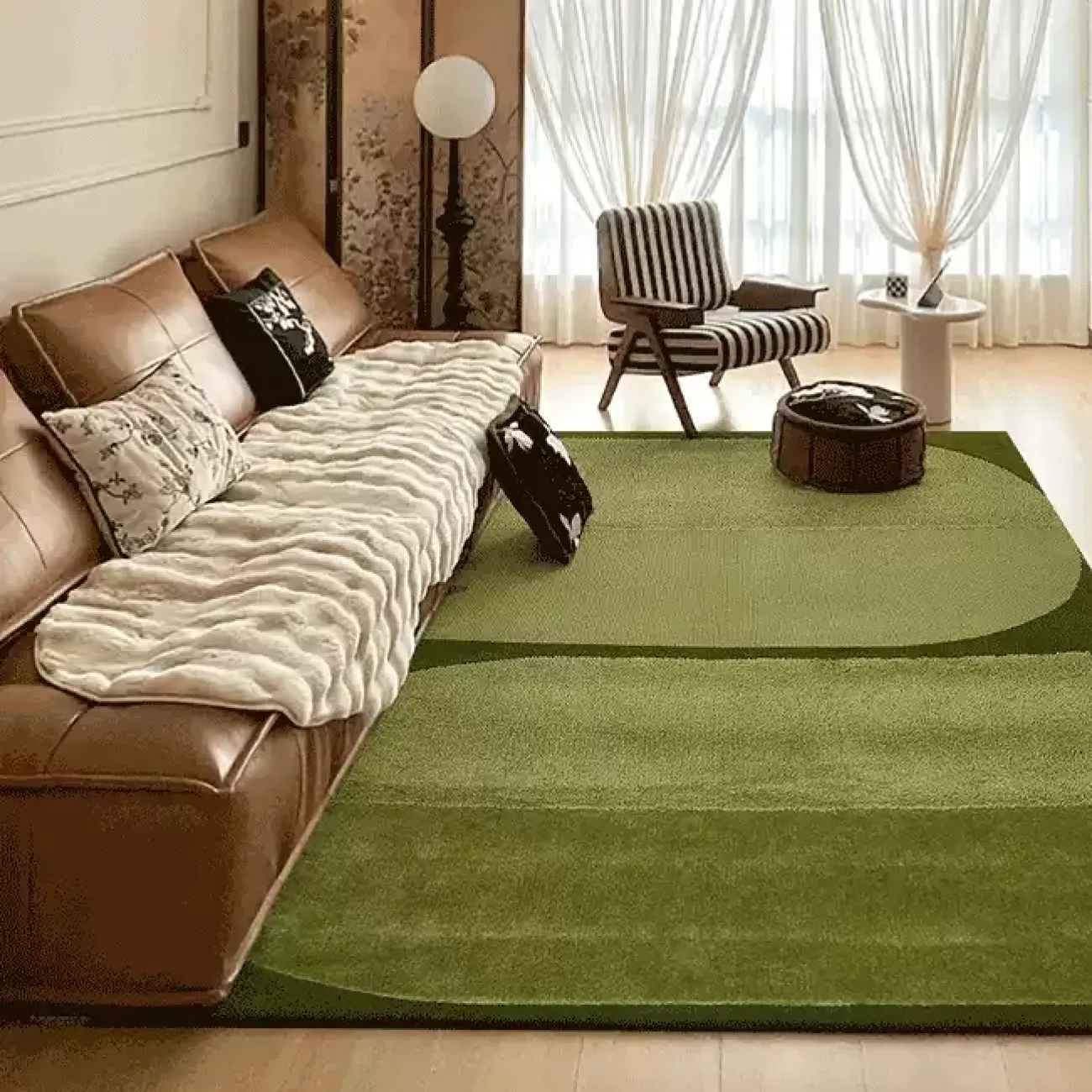 Элегантный ковёр ART Design из тенселя KV39406-32