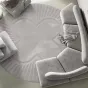 Тёплый ковёр ART Design из шерсти KV39408-32