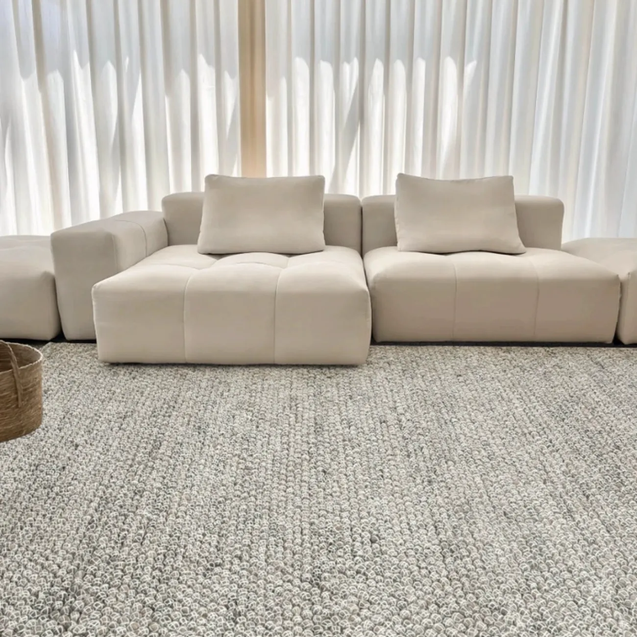 Шерстяной ковёр ART Design оригинальной фактуры KV39409-32