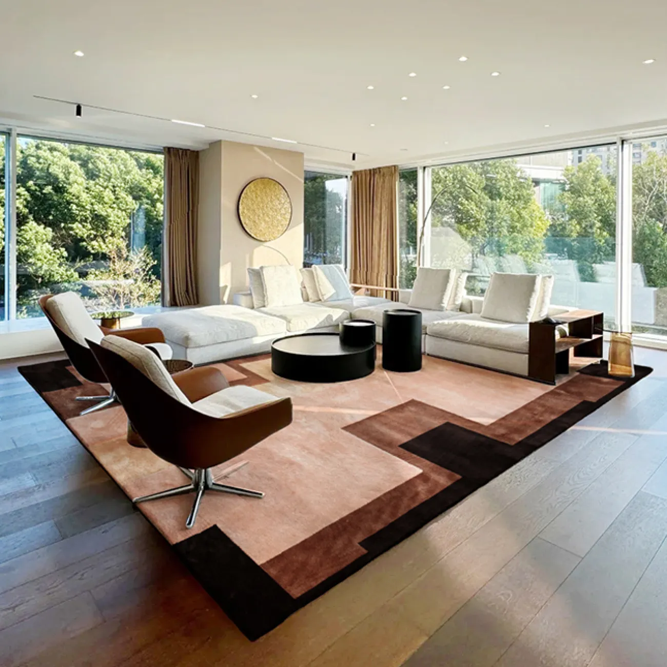 Оригинальный ковёр ART Design из лиоцелла KV39410-32