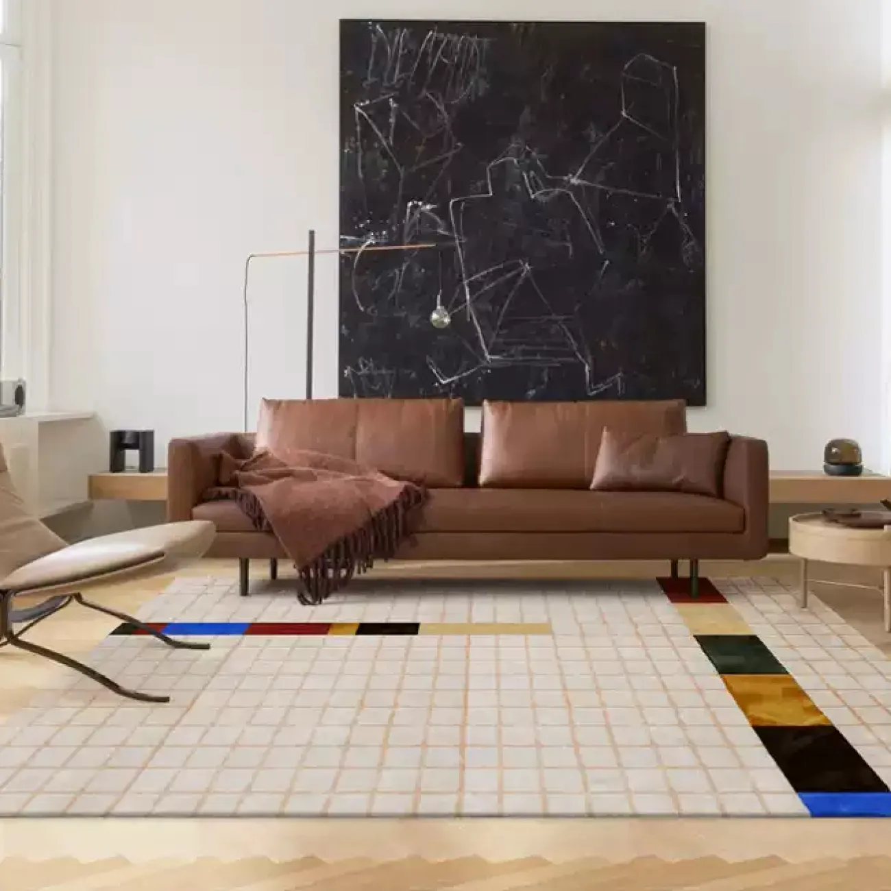 Оригинальный ковёр ART Design из искусственной шерсти KV39412-32