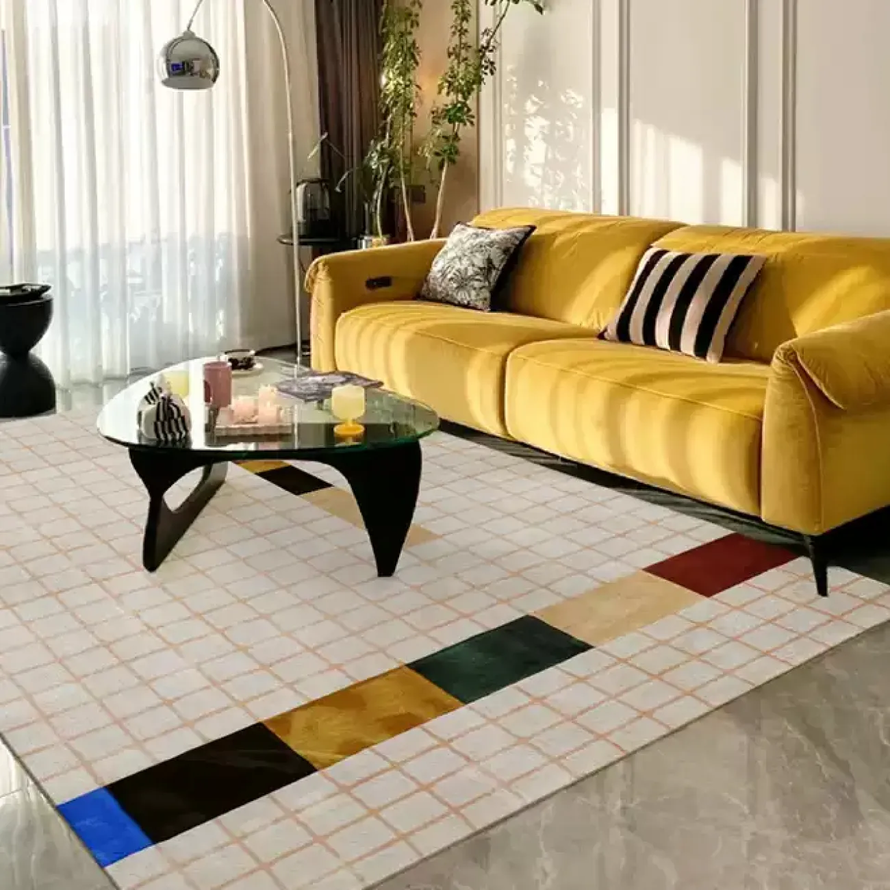 Оригинальный ковёр ART Design из искусственной шерсти KV39412-32