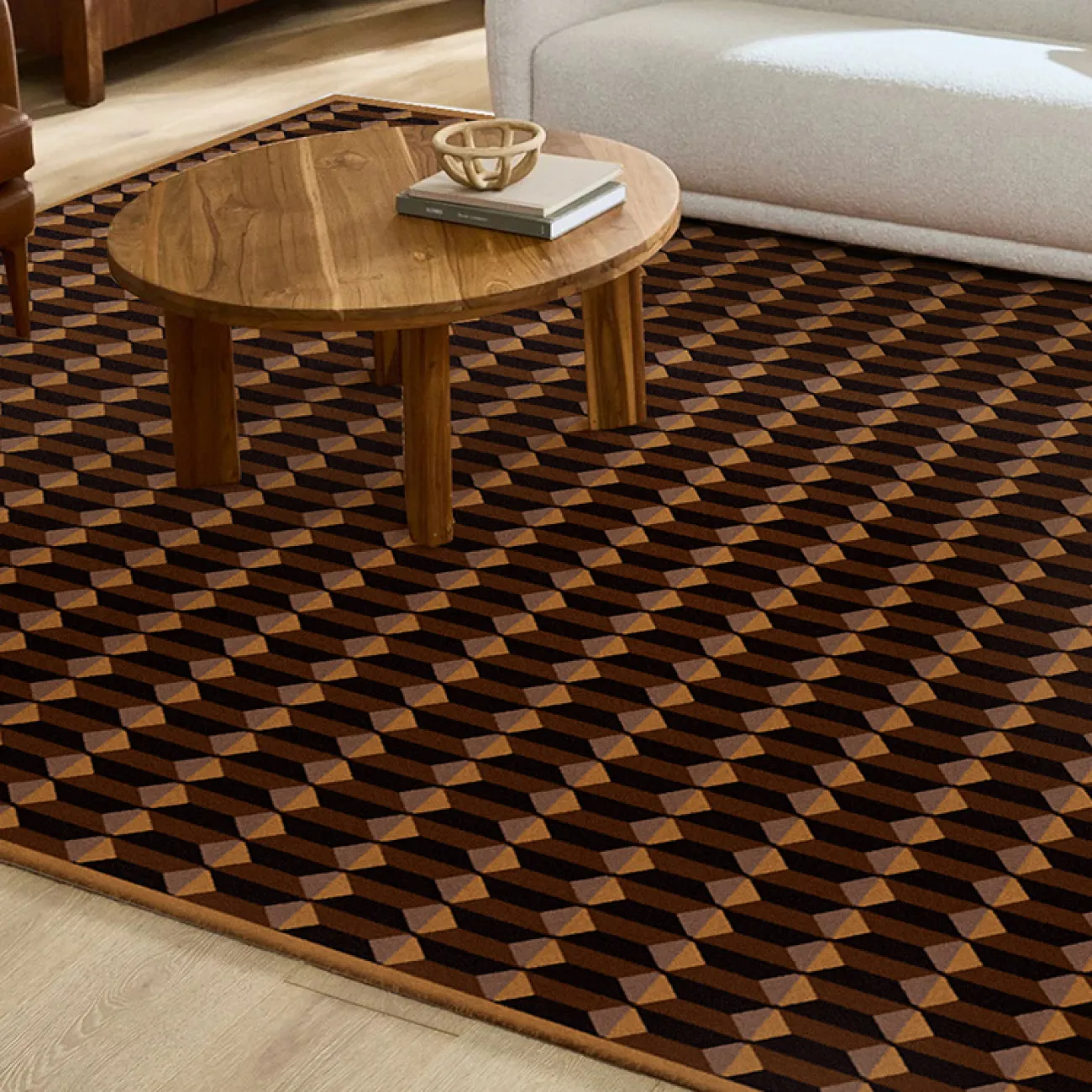 Практичный ковёр ART Design из премиальной шерсти KV39415-32