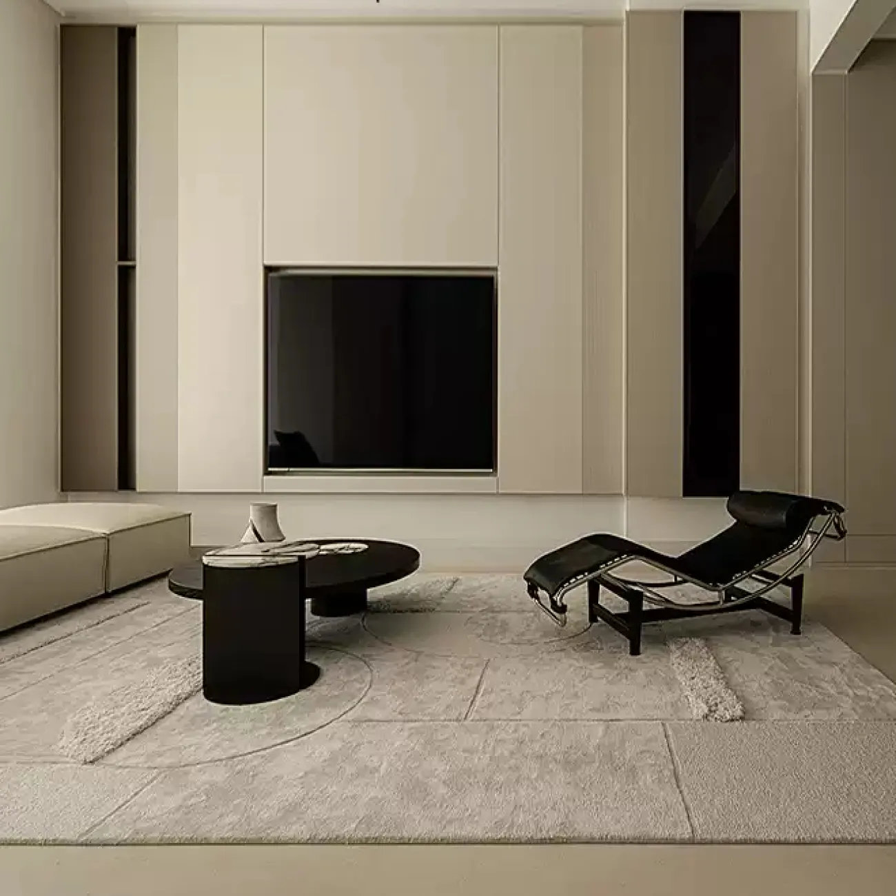 Однотонный ковёр ART Design из шерсти KV39419-32