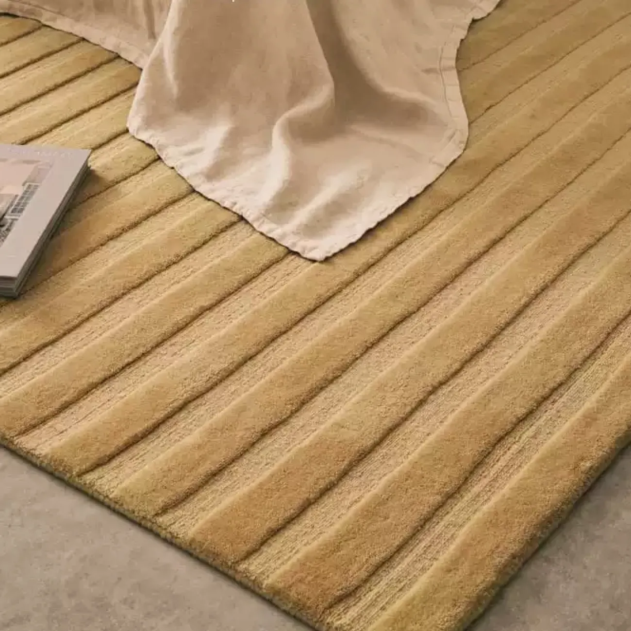 Однотонный ковёр ART Design из шерсти KV39420-32