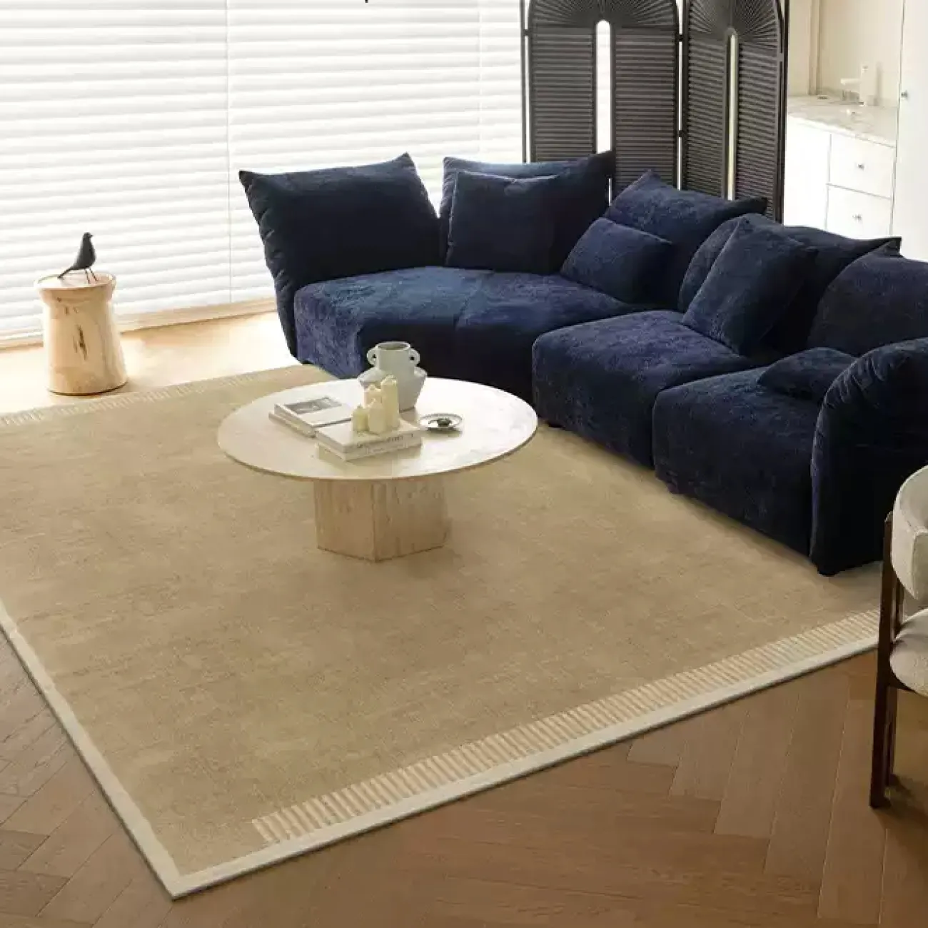 Тёплый ковёр ART Design из шерсти KV39422-32