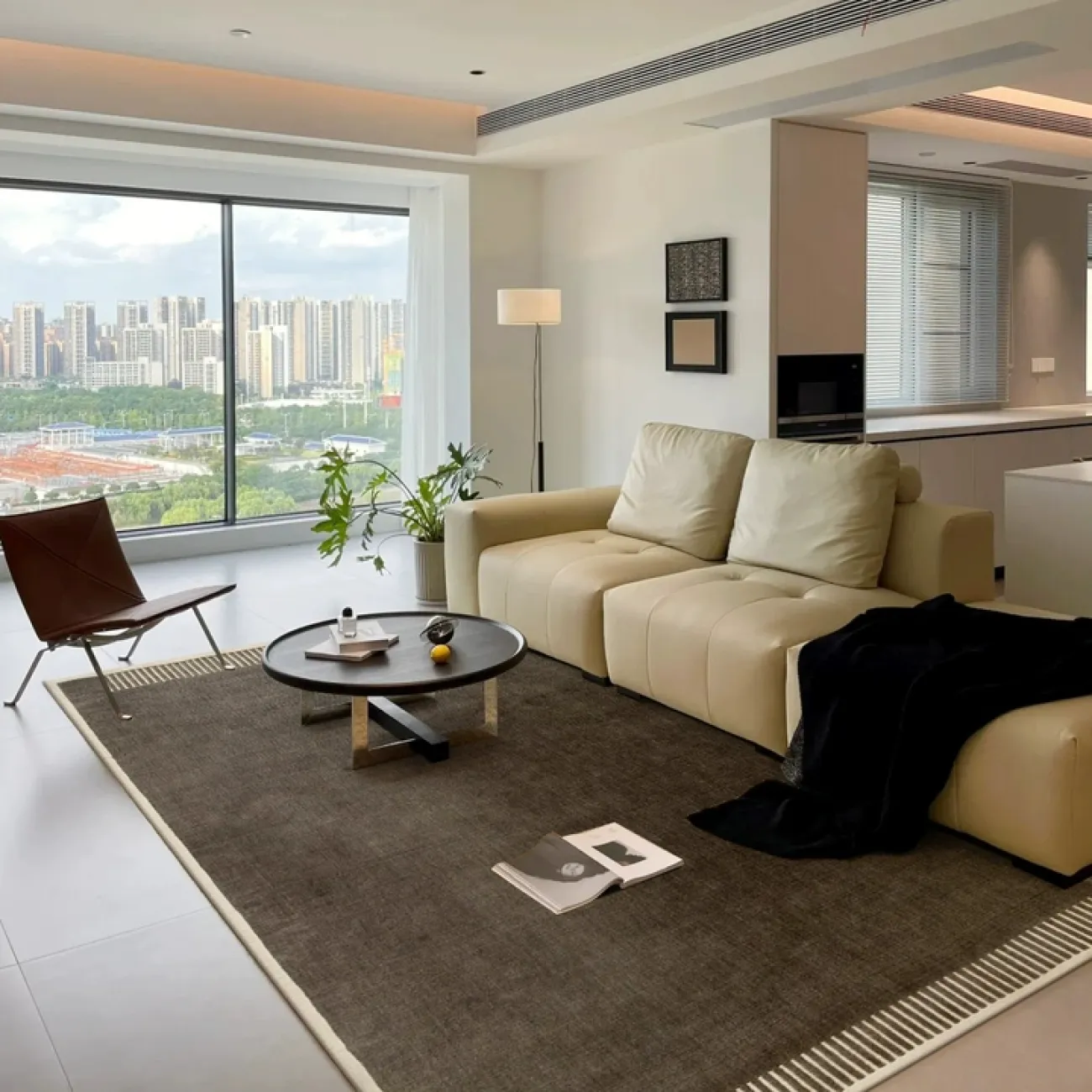 Тёплый ковёр ART Design из шерсти KV39422-32