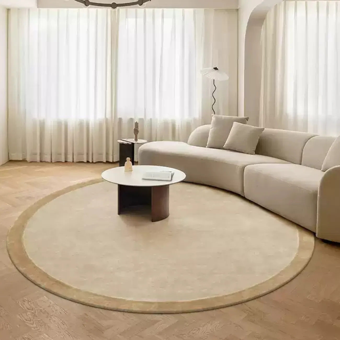 Практичный ковёр ART Design из тенселя KV39423-32