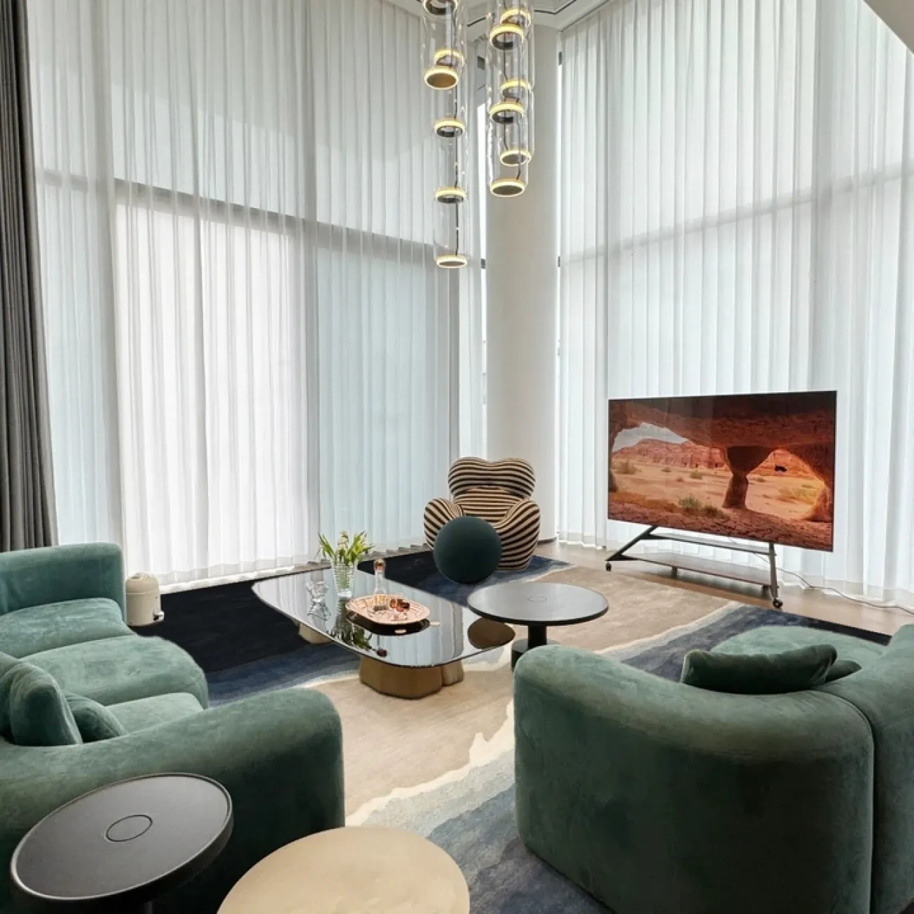 Шёлковый ковёр ART Design из бамбука KV39424-32