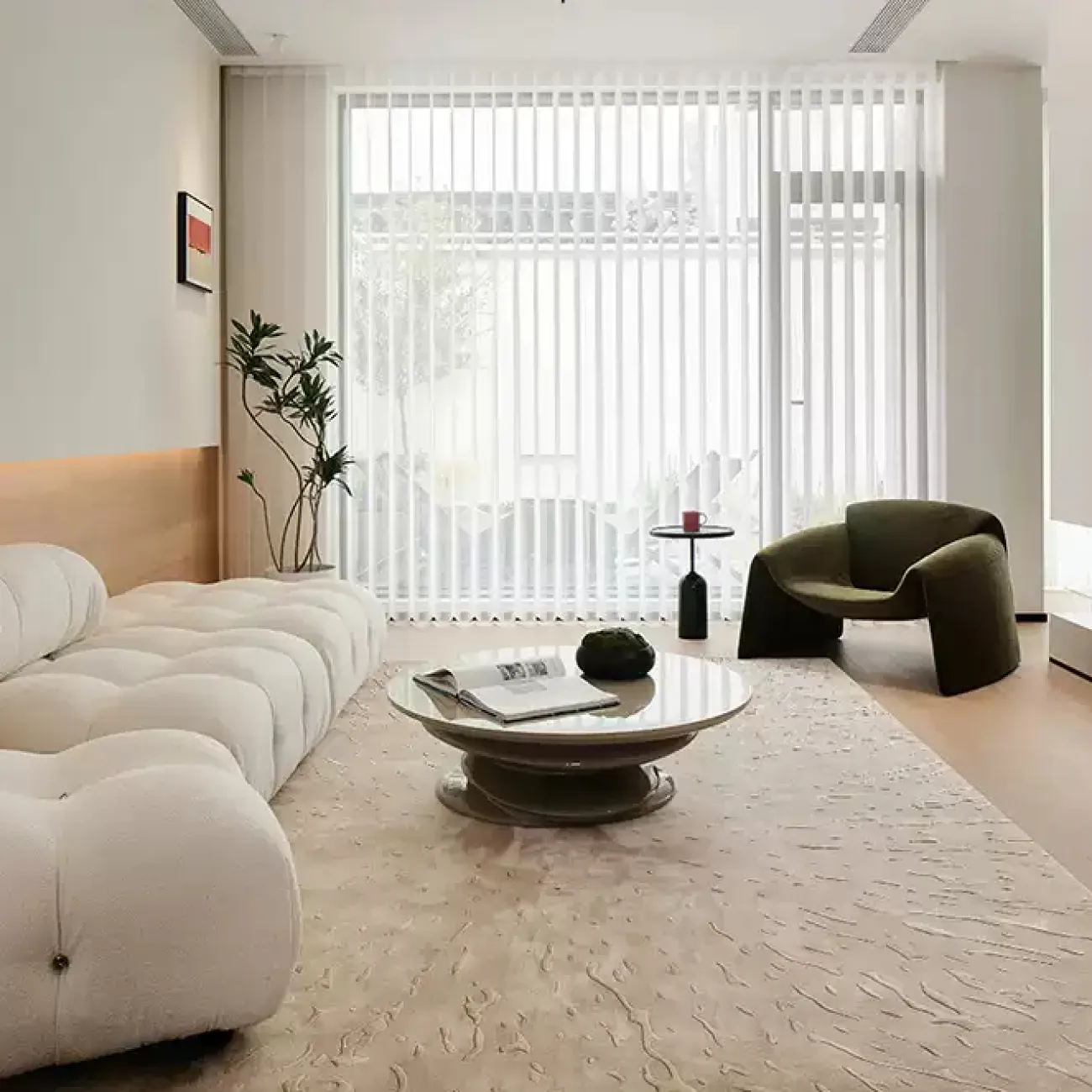 Тёплый ковёр ART Design из шерсти KV39425-32