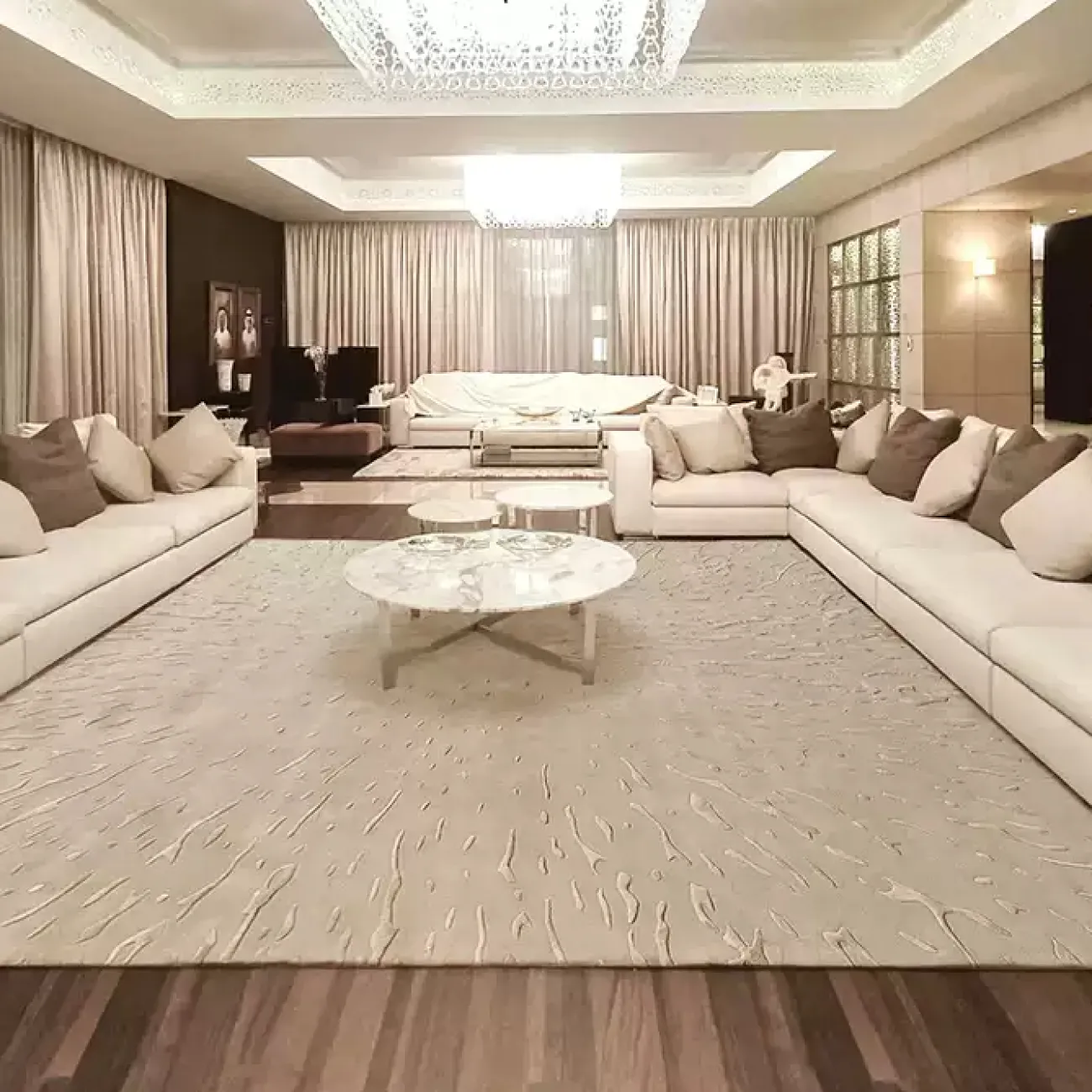 Тёплый ковёр ART Design из шерсти KV39425-32