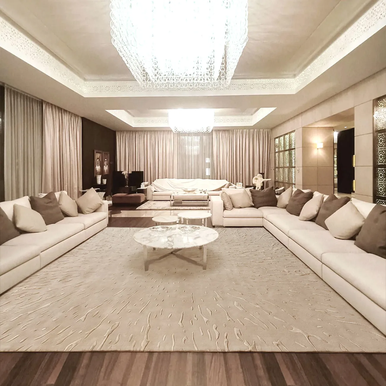 Тёплый ковёр ART Design из шерсти KV39425-32