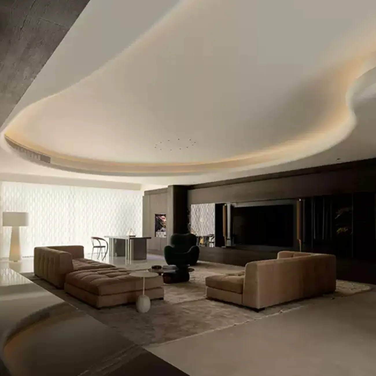 Однотонный ковёр ART Design из качественного шёлка  KV39429-32