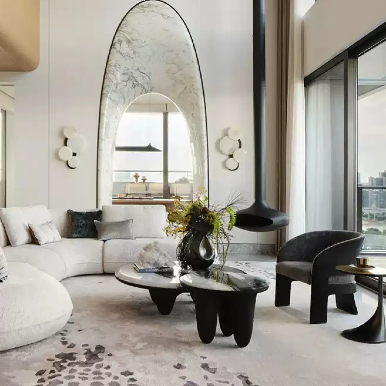 Роскошный ковёр ART Design из шерсти KV39431-32