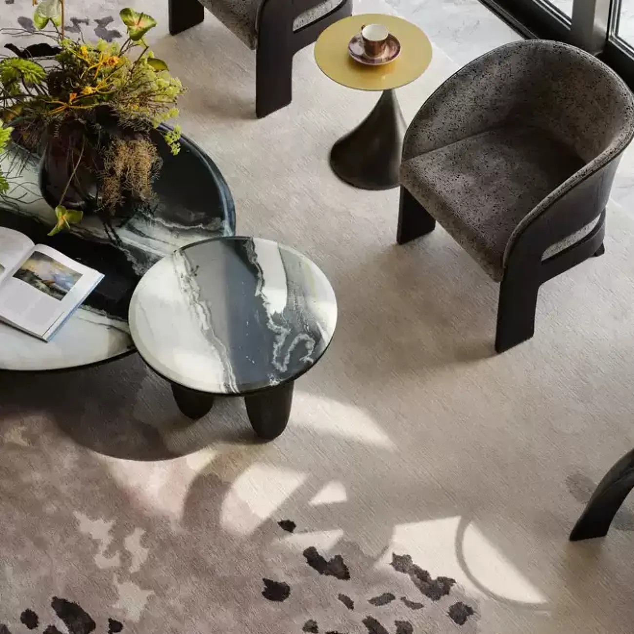 Роскошный ковёр ART Design из шерсти KV39431-32