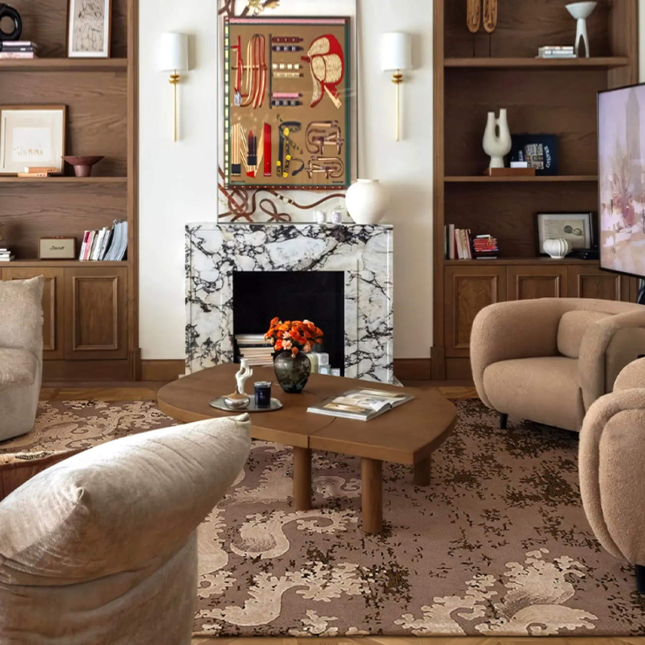 Роскошный ковёр ART Design из шерсти KV39432-32 Роскошный ковёр ART Design из шерсти KV39432-32