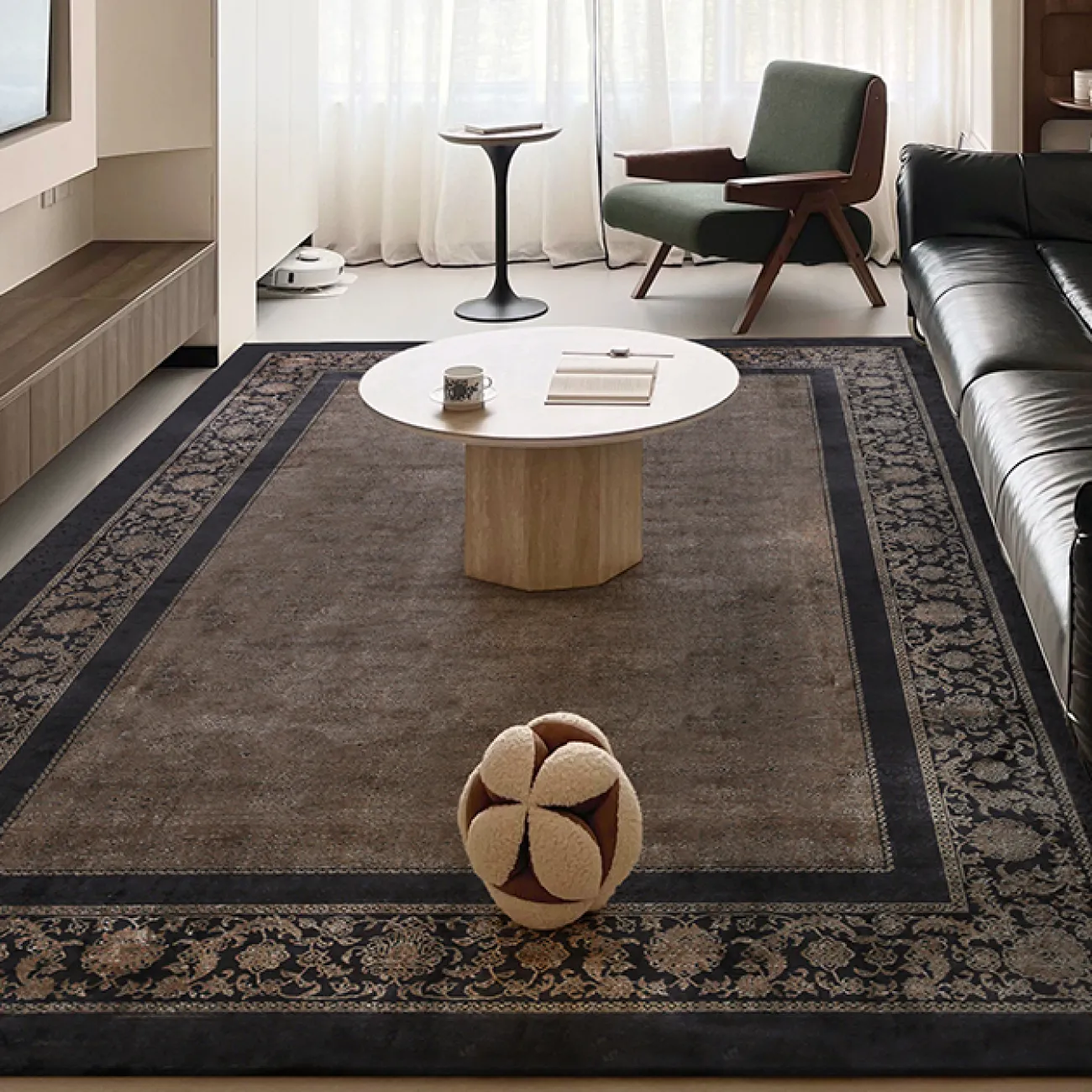 Роскошный ковёр ART Design из тенселя KV39433-32