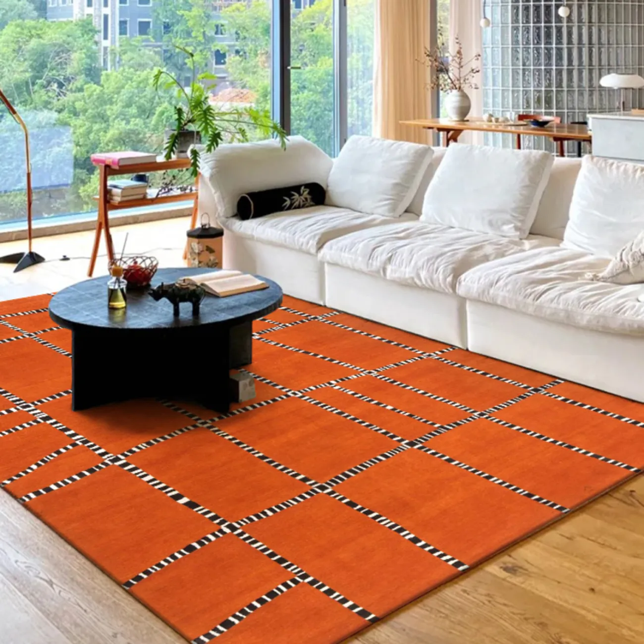 Оригинальный ковёр ART Design из шерсти KV39435-32