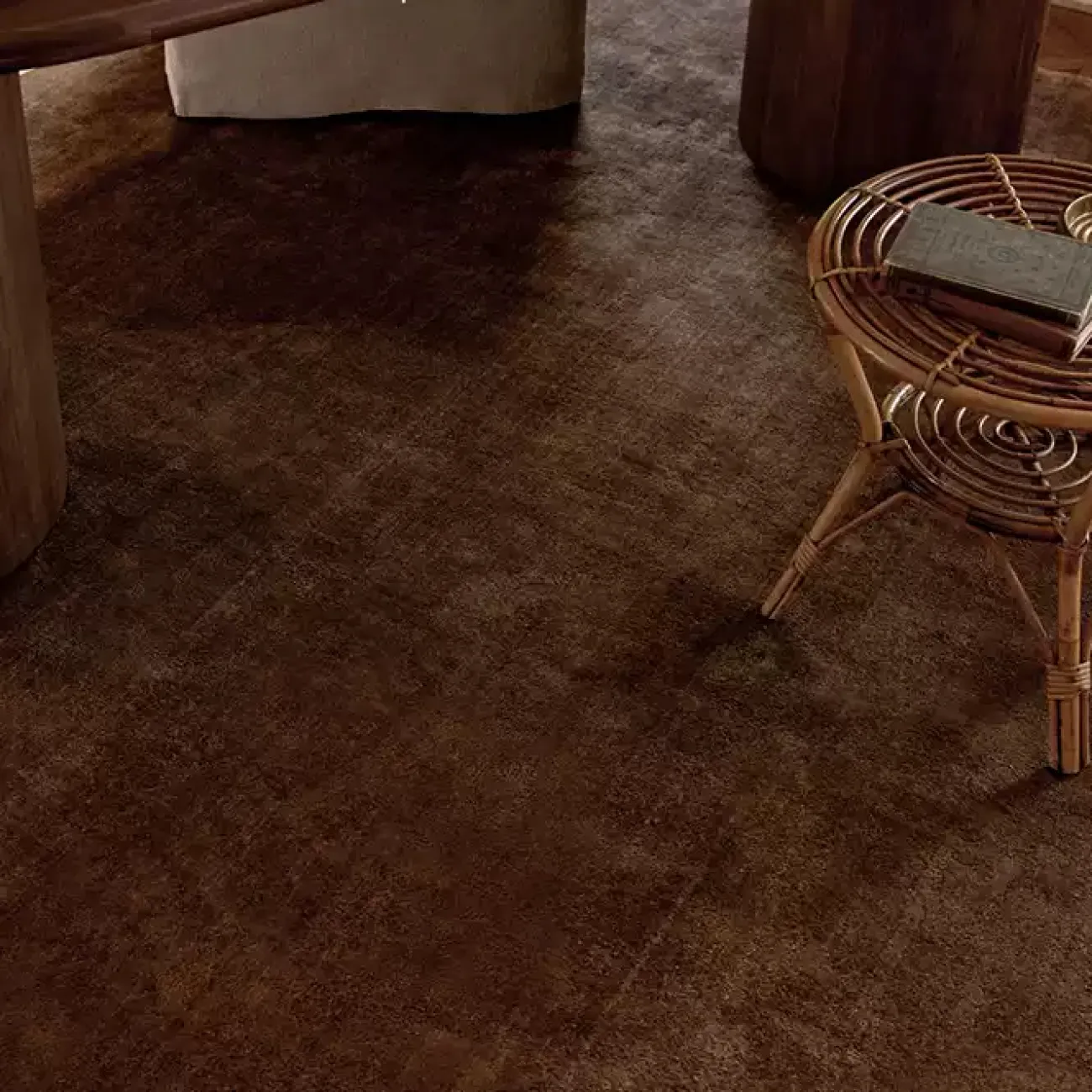 Однотонный ковёр ART Design из тенселя KV39436-32