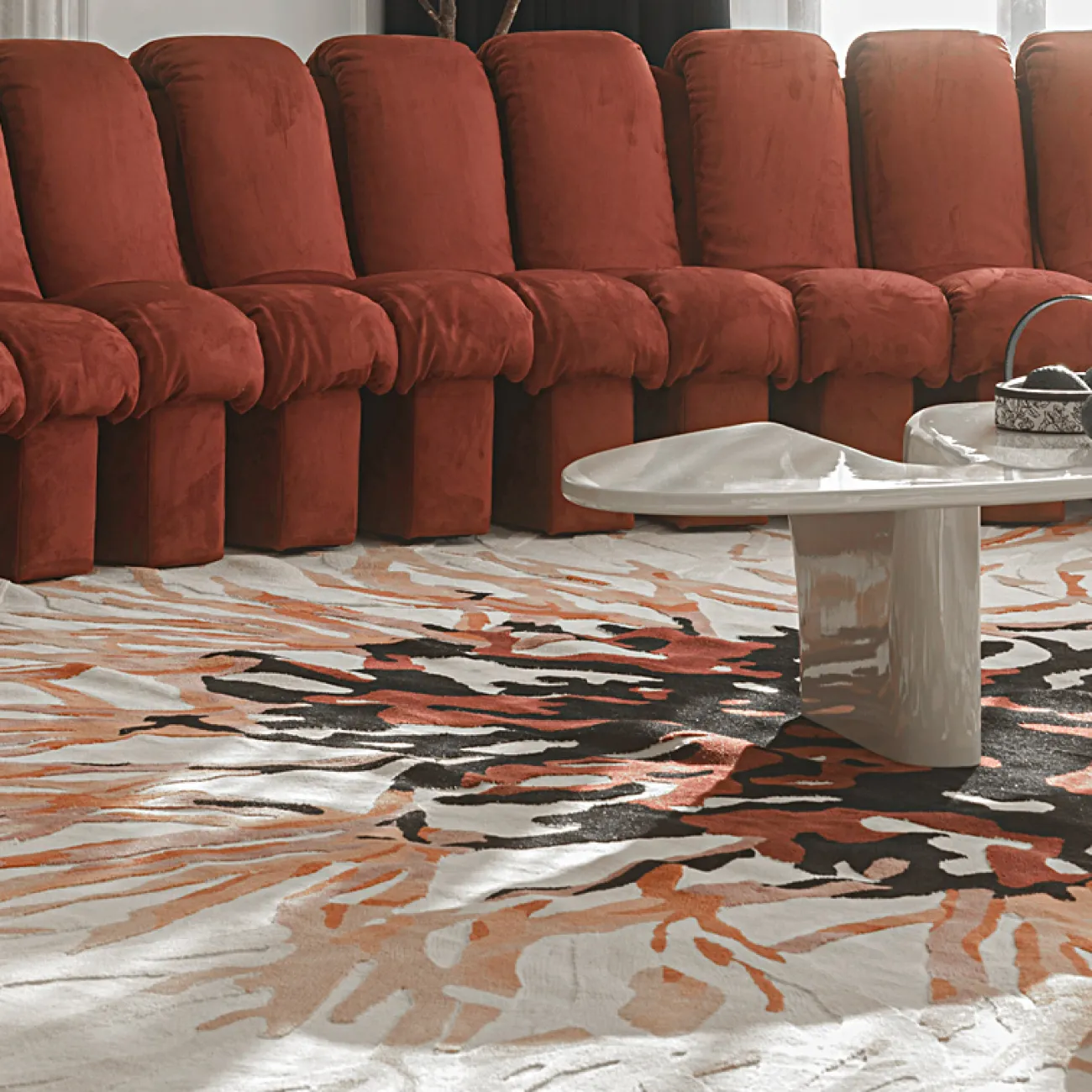 Красивый ковёр ART Design из шерсти KV39438-32