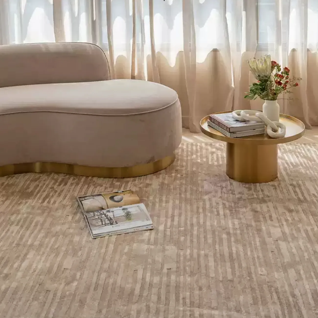 Шёлковый ковёр ART Design из бамбука KV39439-32 Шёлковый ковёр ART Design из бамбука KV39439-32