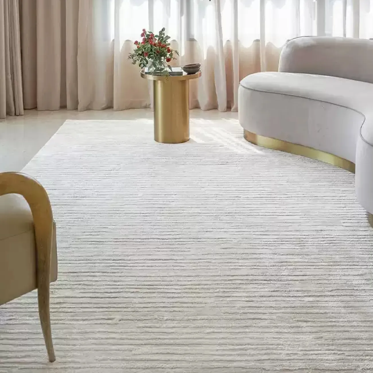 Шёлковый ковёр ART Design из бамбука KV39439-32 Шёлковый ковёр ART Design из бамбука KV39439-32