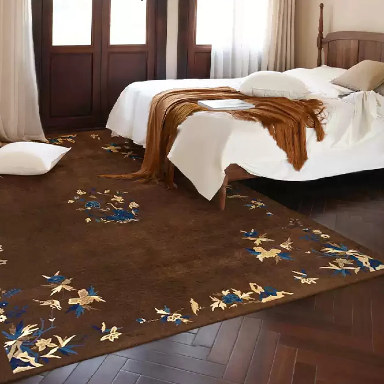 Роскошный ковёр ART Design из премиальной шерсти KV39440-32