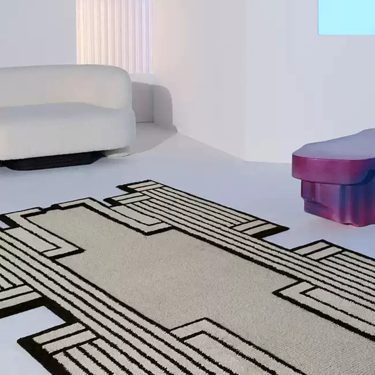 Оригинальный ковёр ART Design из премиальной шерсти KV39444-32