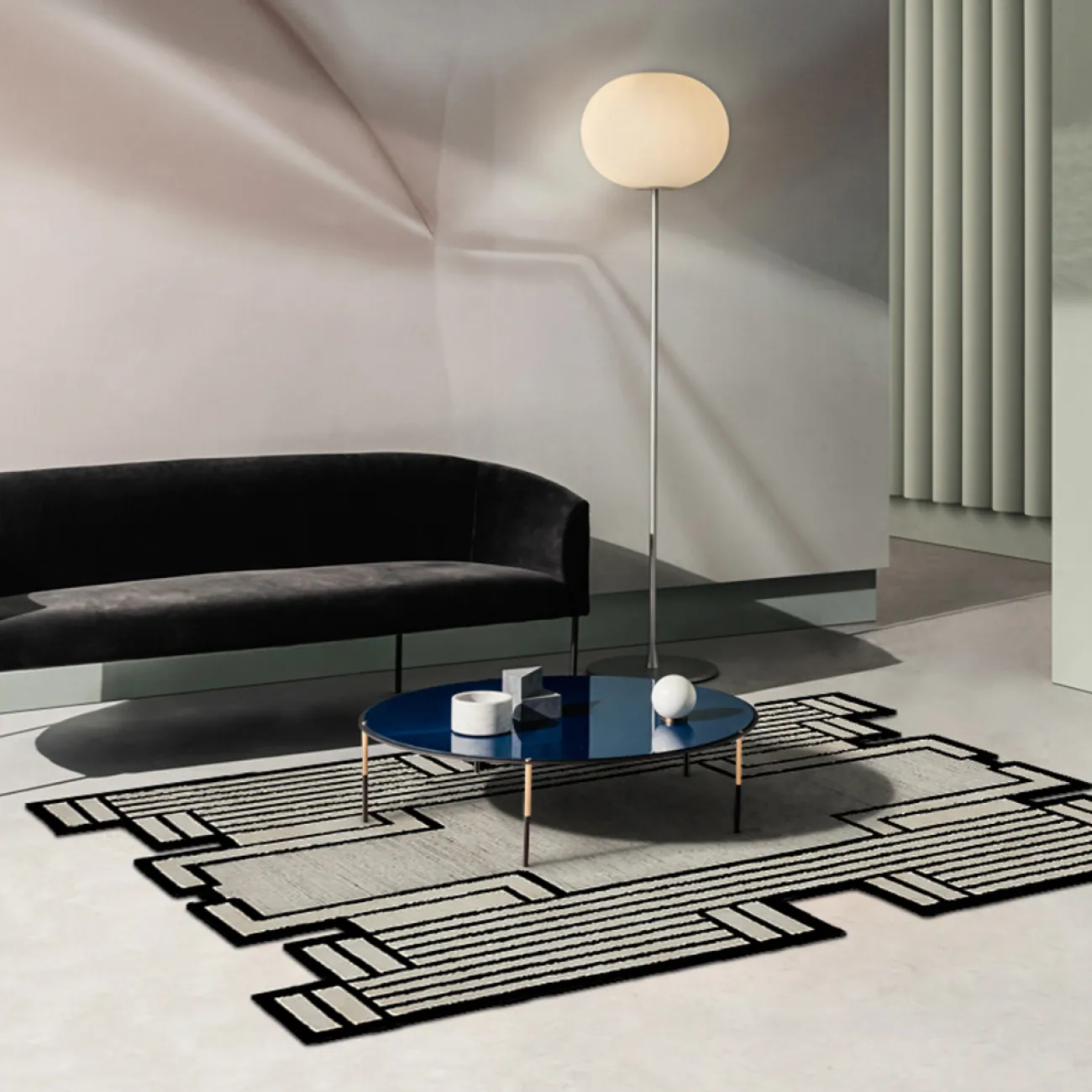 Оригинальный ковёр ART Design из премиальной шерсти KV39444-32