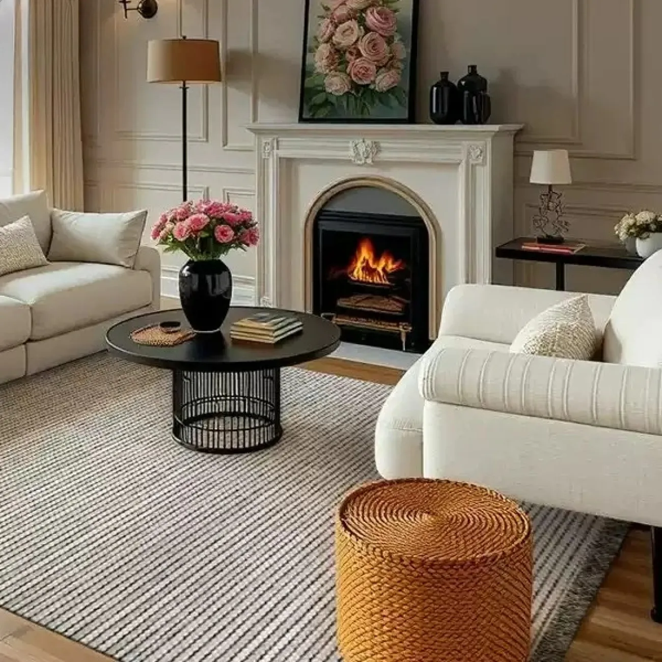 Роскошный ковёр ART Design из премиальной шерсти ручной работы KV39447-32