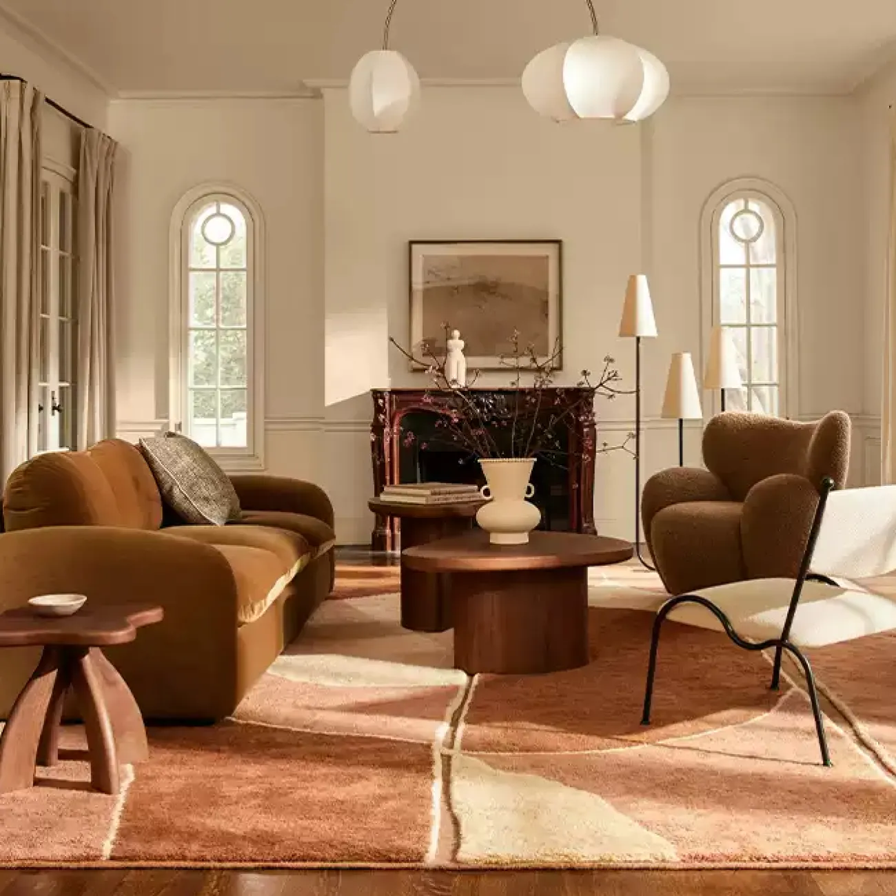 Роскошный ковёр ART Design из премиальной шерсти KV39451-32