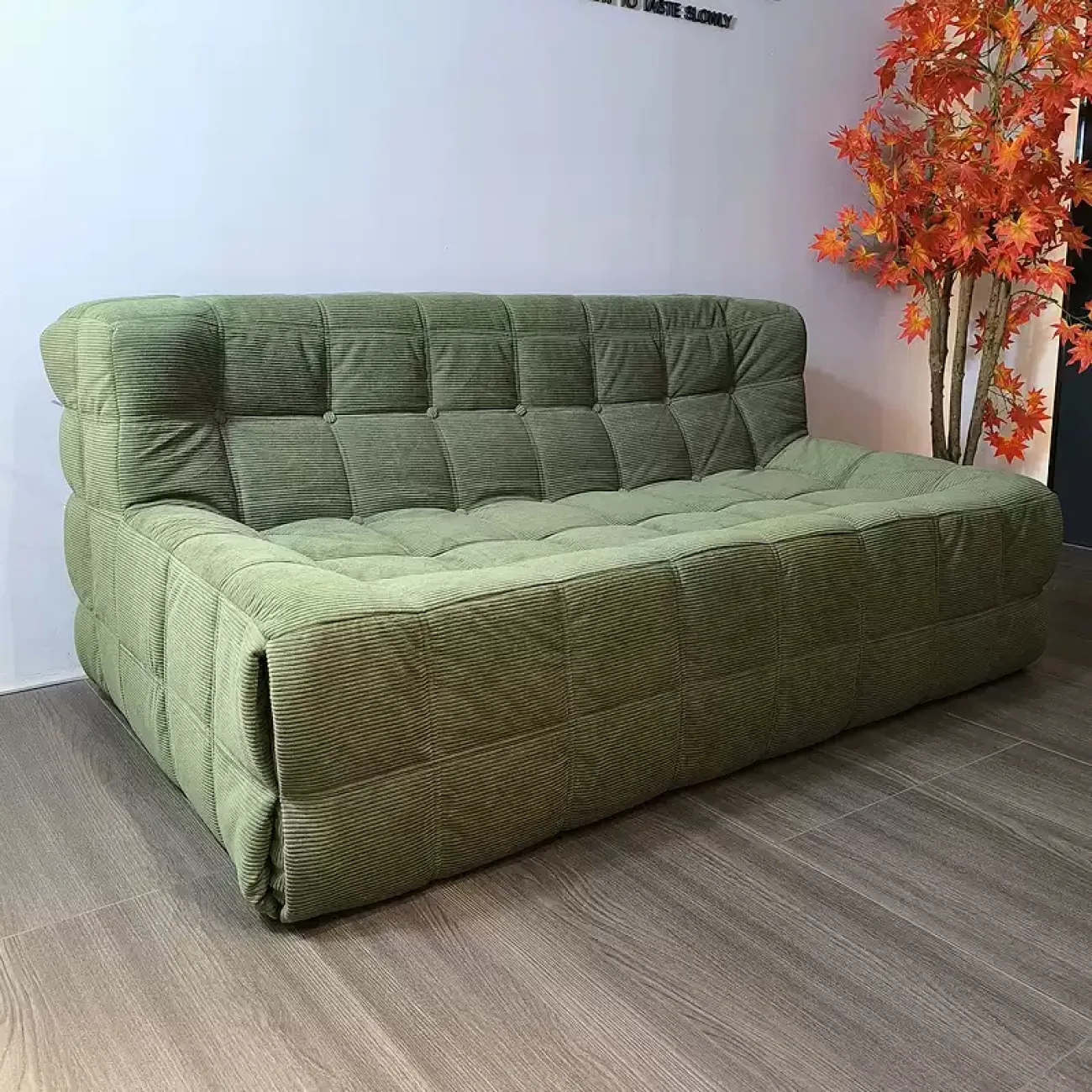 Роскошный бескаркасный диван Simon Compress с обивкой из вельвета DV39456-32 Роскошный бескаркасный диван Simon Compress с обивкой из вельвета DV39456-32