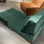 Модульный бескаркасный диван Simon Compress с обивкой из бархата DV39458-32