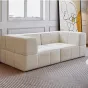 Модульный бескаркасный диван Simon Compress с чехлом из кашемира DV39459-32