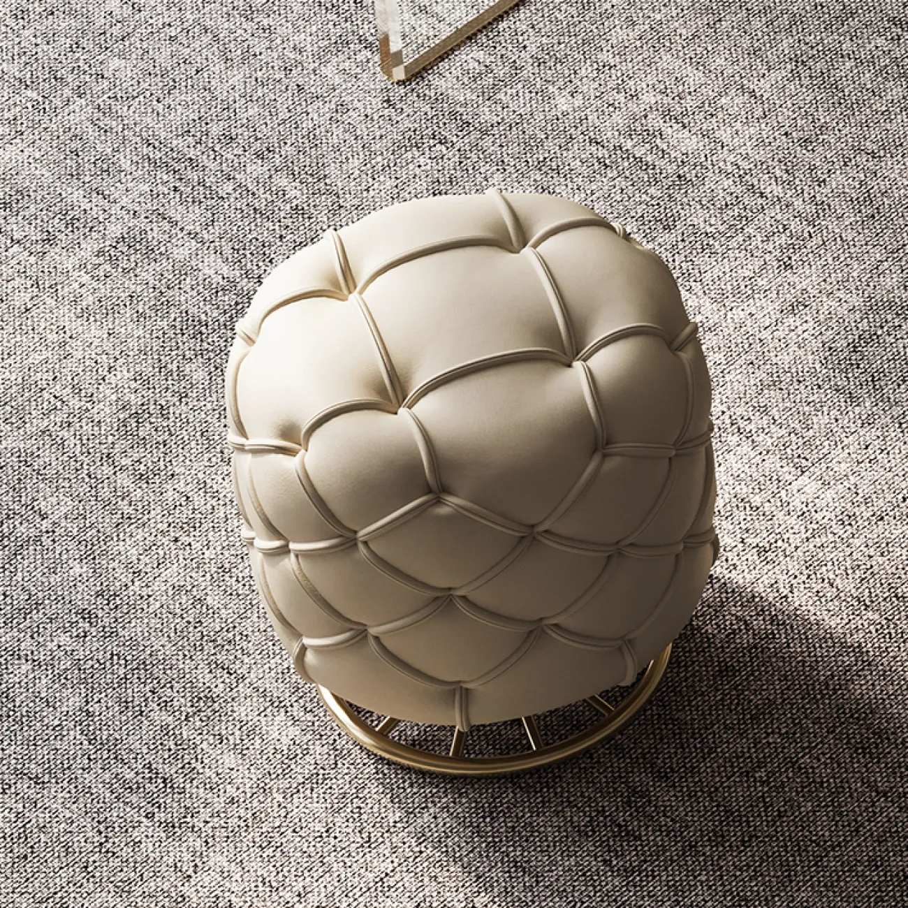 Изящный табурет для макияжа Wand из кожи или микрофибры TB39461-32