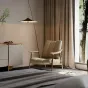 Роскошное кресло Wand из микрофибры или кожи KR39462-32