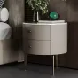 Элегантная прикроватная тумба Wand с мраморной столешницей TB39464-32