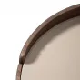 Элегантная прикроватная тумба Wand с кожаной обивкой TB39465-32