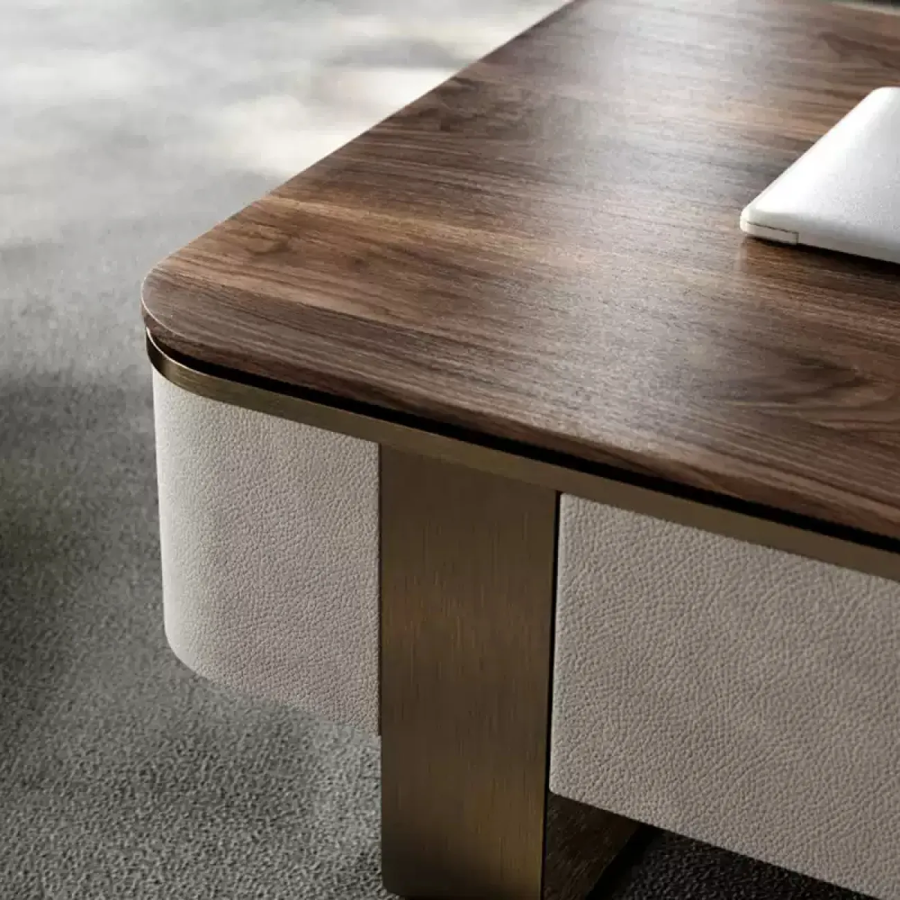 Роскошный журнальный столик Wand со столешницей из ореха JS39473-32