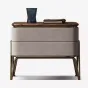 Элегантная прикроватная тумба Wand с кожаной обивкой TB39474-32