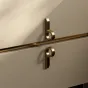 Элегантная прикроватная тумба Wand с кожаной обивкой TB39478-32