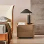 Элегантная прикроватная тумба Wand с кожаной обивкой TB39479-32