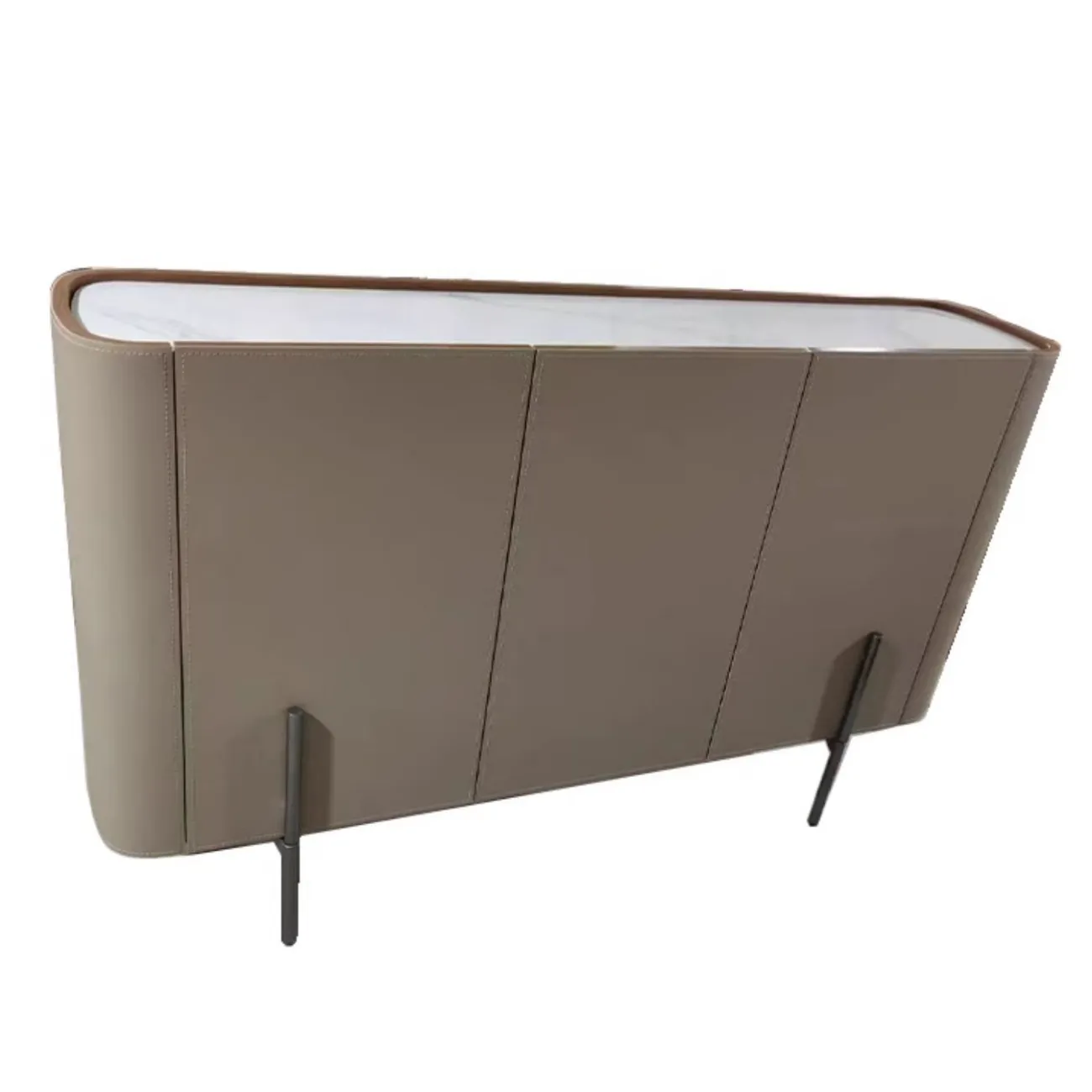 Роскошный комод Wand с кожаной обивкой KD39480-32 Роскошный комод Wand с кожаной обивкой KD39480-32