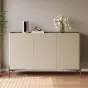 Практичный комод Wand обитый кожей с мраморной столешницей KD39484-32