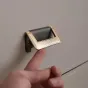 Практичный комод Wand обитый кожей KD39486-32
