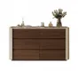 Практичный комод Wand обитый кожей KD39487-32
