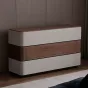 Практичный комод Wand обитый кожей KD39488-32