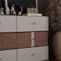 Практичный комод Wand обитый кожей KD39488-32