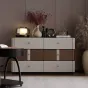 Практичный комод Wand обитый кожей KD39488-32