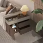Практичный комод Wand обитый кожей KD39490-32